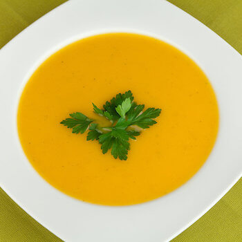 Ginger Spiced Carrot Indian Soup Recipe.