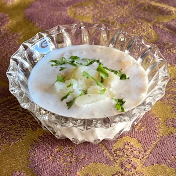 Potato Raita Recipe.