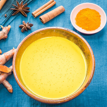 Turmeric Milk - Indian beverage Recipe.