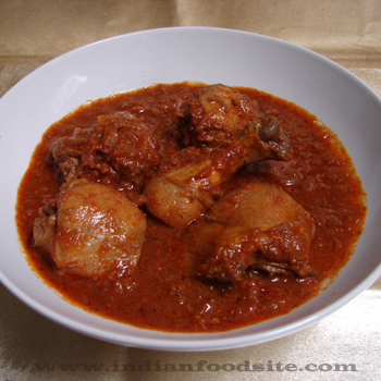 Indian Food: Red Chicken Curry
