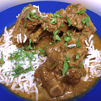 Goat (Mutton) Curry Recipe. Indian Food.