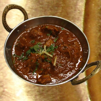 Goat Vindaloo Recipe. Indian food dish.