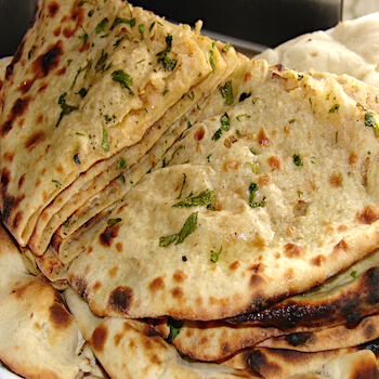 Indian Bread: Garlic Naan Recipe